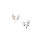 Seasons Gold Leaves Petite Stud Earrings
