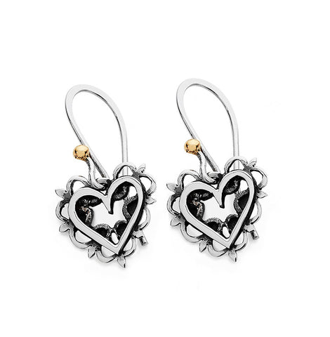 Vintage Romance Collection Heart Earrings