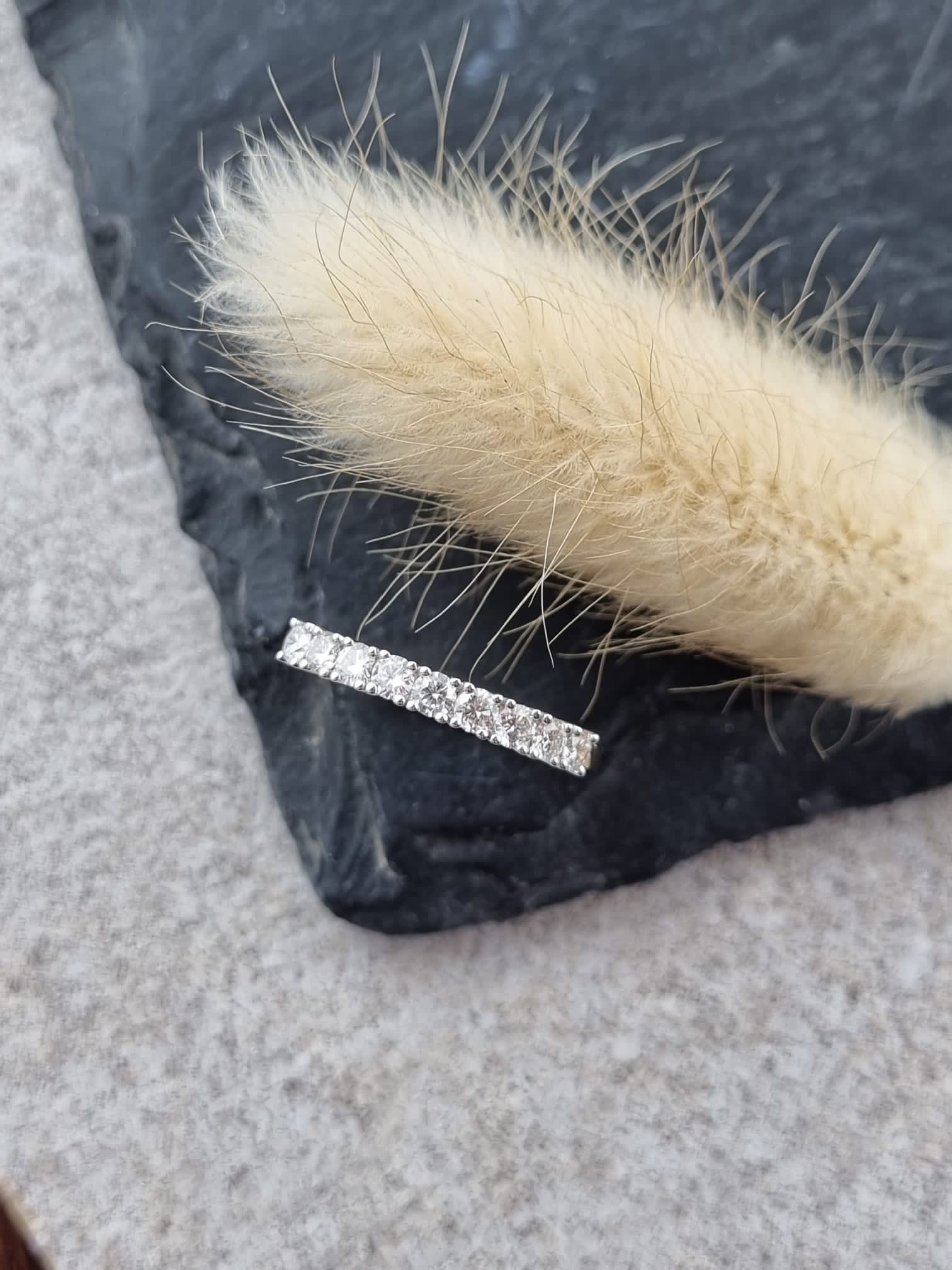 18ct gold diamond eternity ring