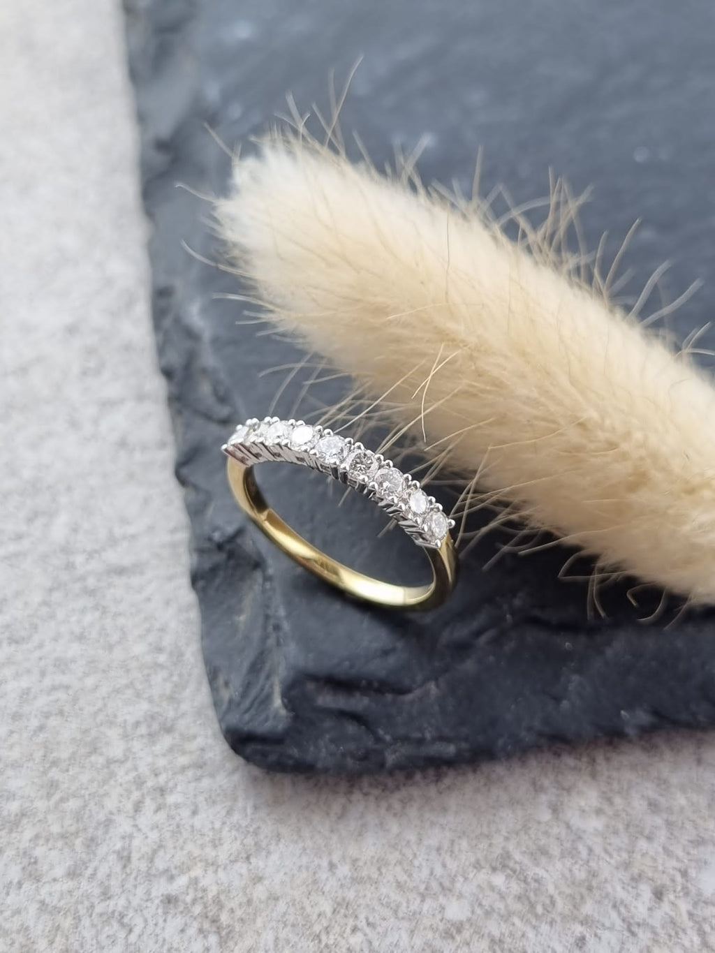 18ct gold diamond eternity ring